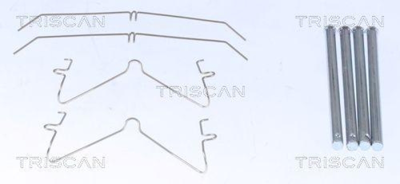 TRISCAN 8105 101671 Montagesatz, Scheibenbremsbelag für Jeep, Toyota