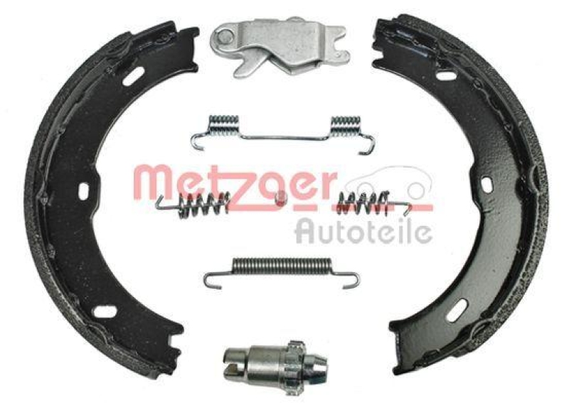 METZGER 0152008 Bremsbackensatz, Feststellbremse für MB/VW HA