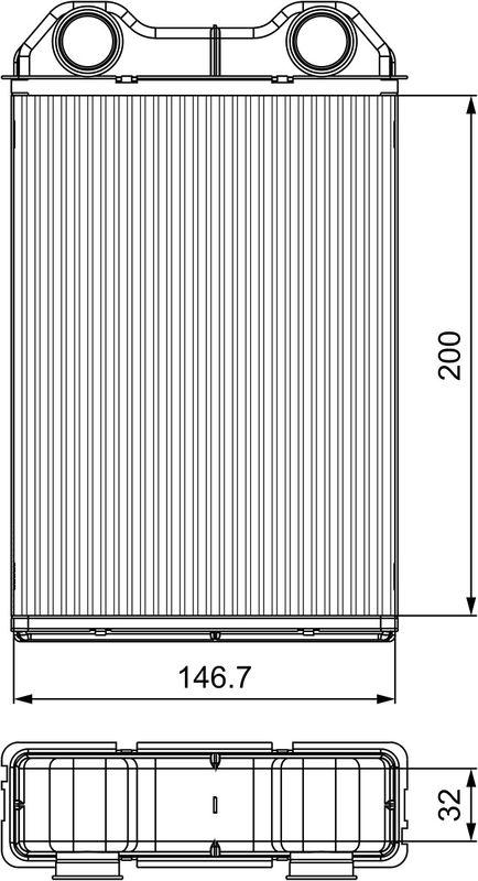 VALEO 811533 Warmetauscher MINI R50-R53