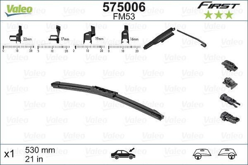 VALEO 575006 First FB Multiconnection FM53 530MM