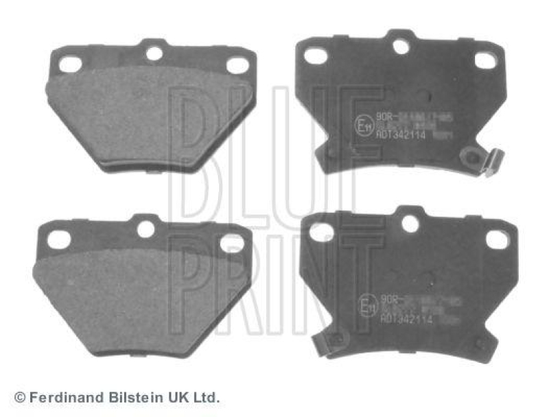 BLUE PRINT ADT342114 Bremsbelagsatz für TOYOTA