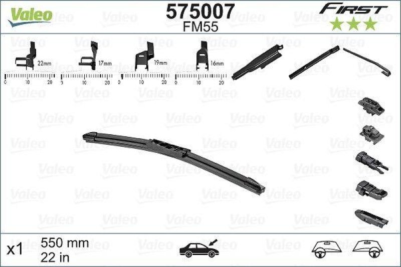 VALEO 575007 First FB Multiconnection FM55 550MM