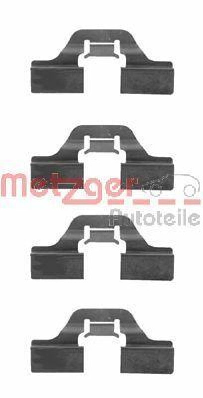 METZGER 109-1211 Zubehörsatz, Scheibenbremsbelag für AUDI/PSA/RENAULT/SEAT/SKODA/TOYOTA/VW