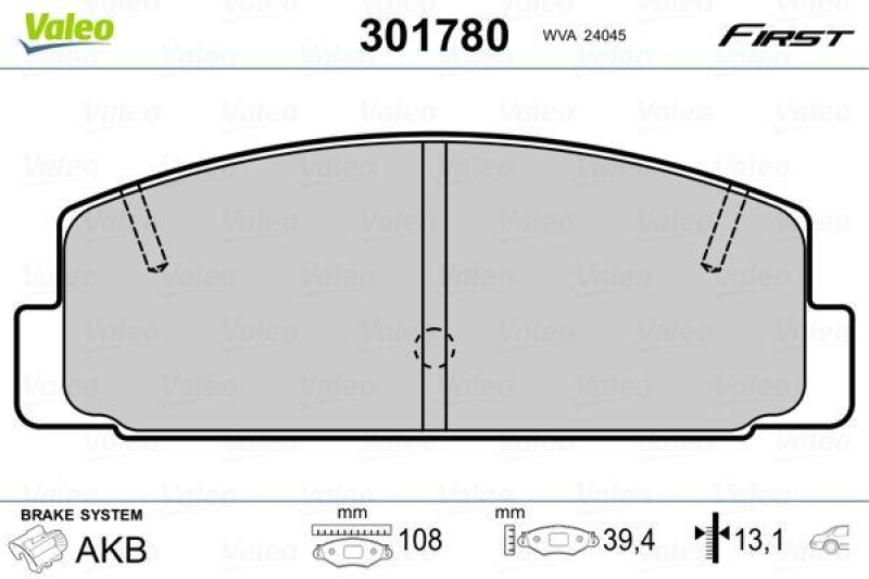 VALEO 301780 SBB-Satz FIRST