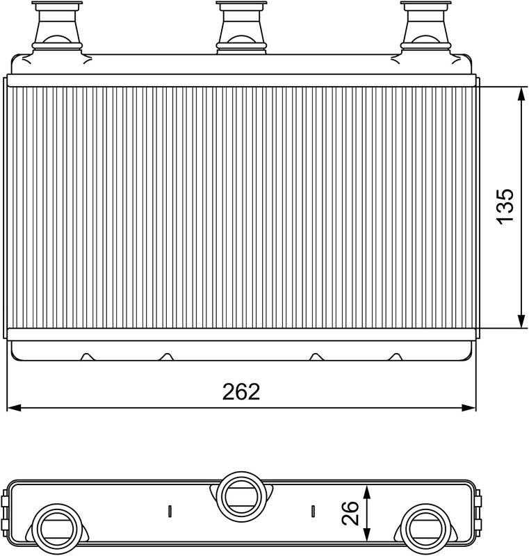 VALEO 811537 Warmetauscher BMW 5-SERIES