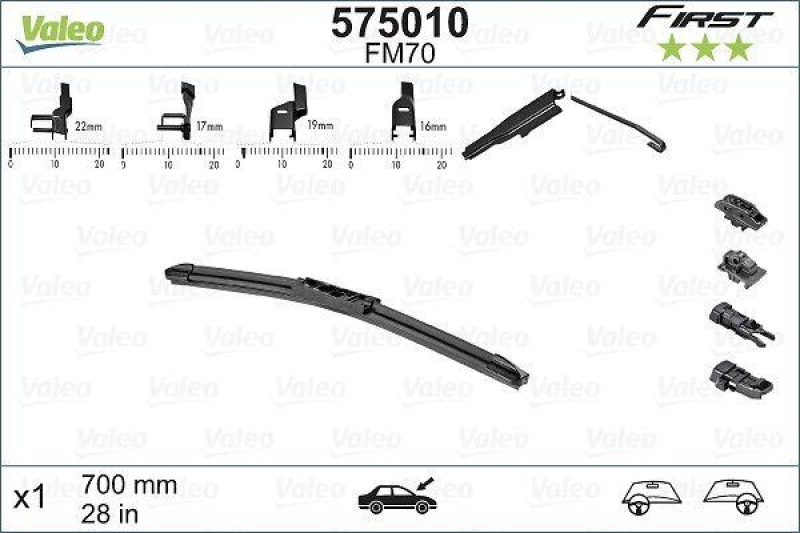 VALEO 575010 First FB Multiconnection FM70 700MM