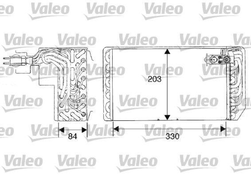 VALEO 817467 Verdampfer PEUGEOT 607