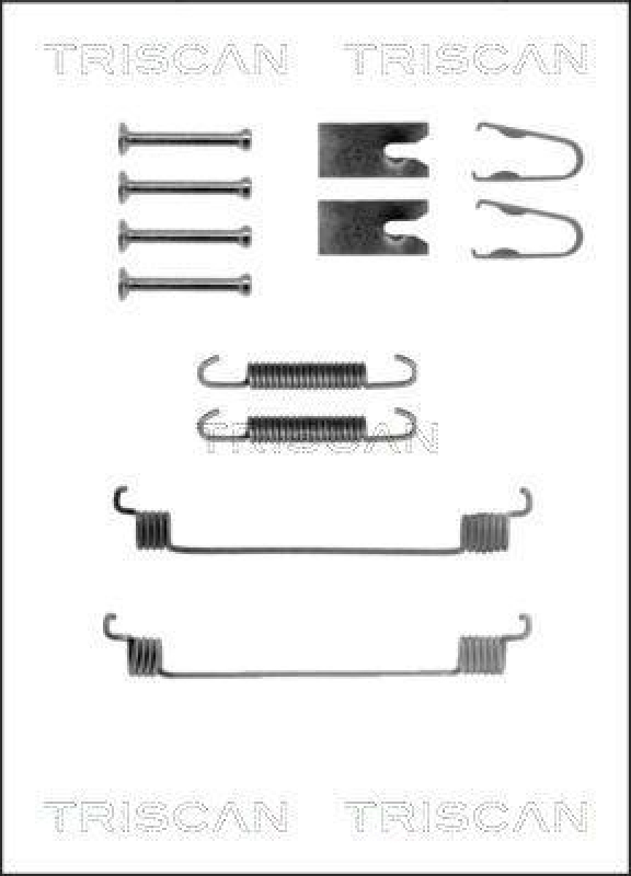 TRISCAN 8105 102590 Montagesatz F. Bremsbacken für Ford, Mazda