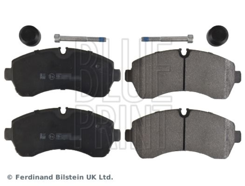 BLUE PRINT ADU174211 Bremsbelagsatz mit Befestigungsmaterial für Mercedes-Benz PKW