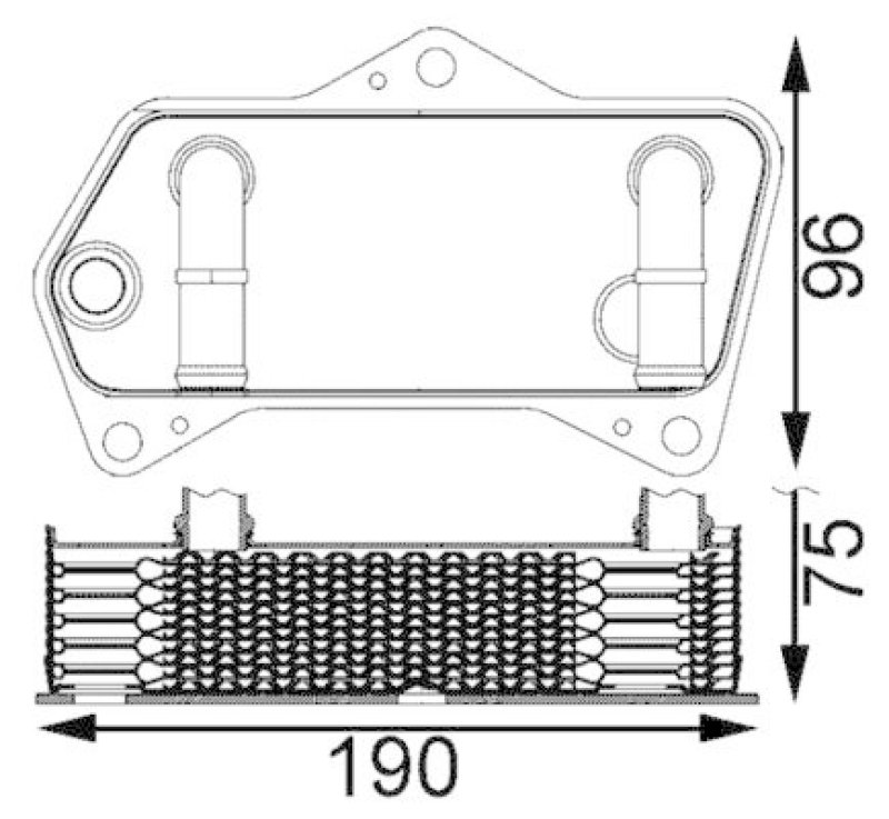 MAHLE CLC 202 000S Ölkühler