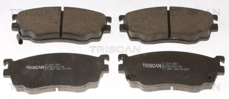 TRISCAN 8110 50011 Bremsbelag Vorne für Mazda 626