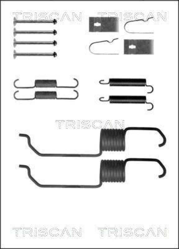 TRISCAN 8105 102591 Montagesatz F. Bremsbacken für Ford, Mazda