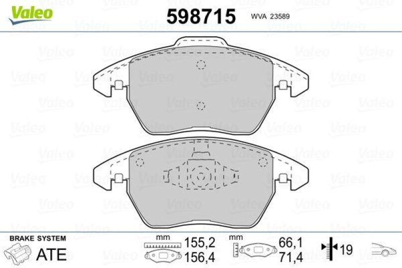 VALEO 598715 SBB-Satz PREMIUM