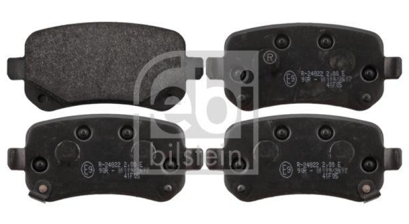 FEBI BILSTEIN 116060 Bremsbelagsatz für Fiat