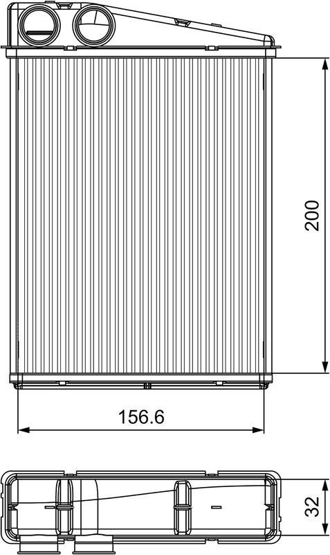 VALEO 811542 Warmetauscher MERCEDES ML-Class