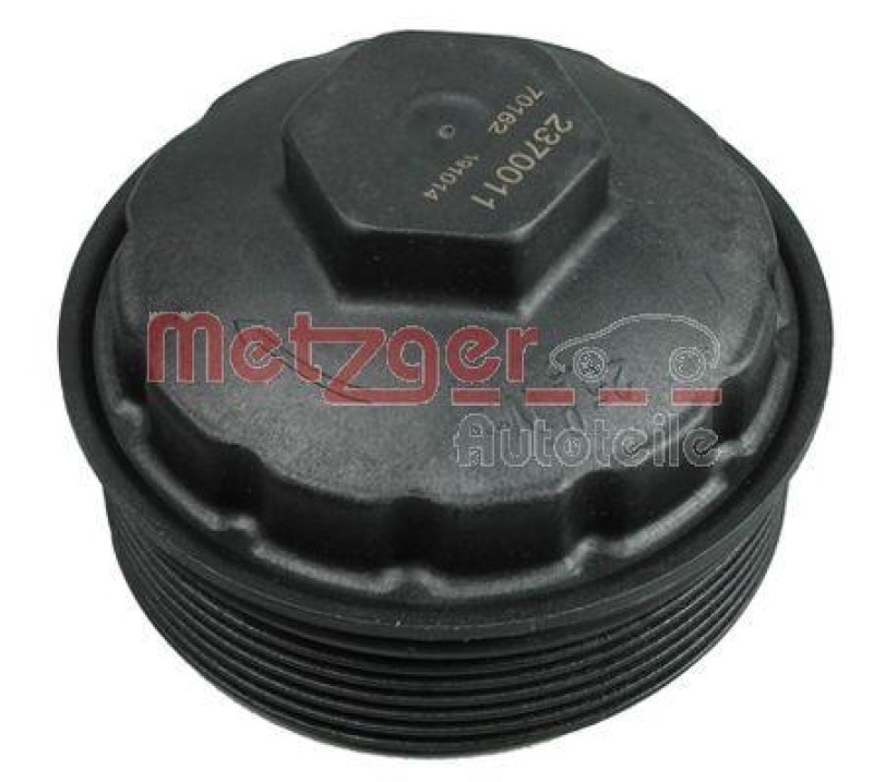 METZGER 2370011 Deckel, &Ouml;lfiltergeh&auml;use f&uuml;r AUDI/SEAT/SKODA/VW