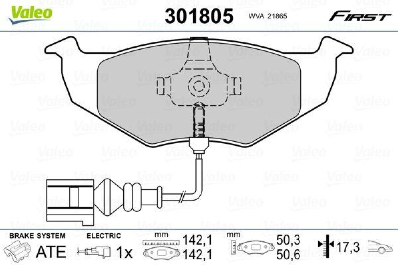 VALEO 301805 SBB-Satz FIRST