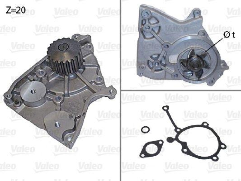 VALEO 506400 Wasserpumpe BMW 7-SERIES (E32) 3.0 I