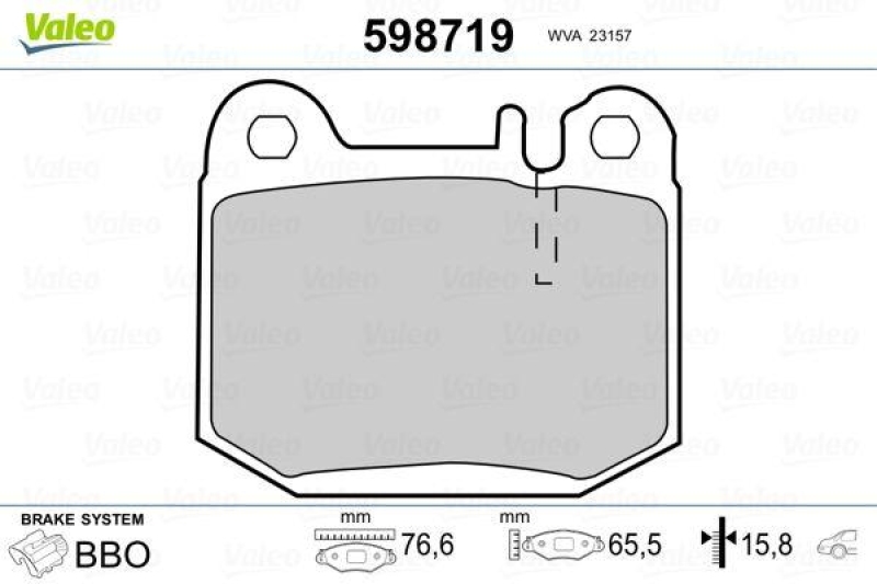 VALEO 598719 SBB-Satz PREMIUM