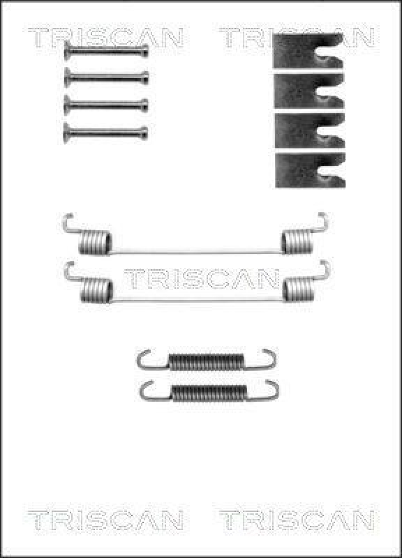 TRISCAN 8105 102598 Montagesatz F. Bremsbacken für Nissan, Renault