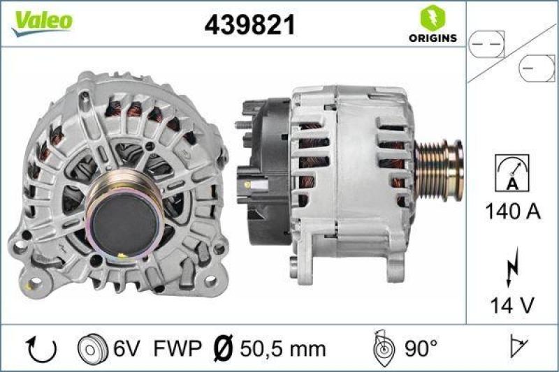 VALEO 439821 Generator Neu - ORIGINS