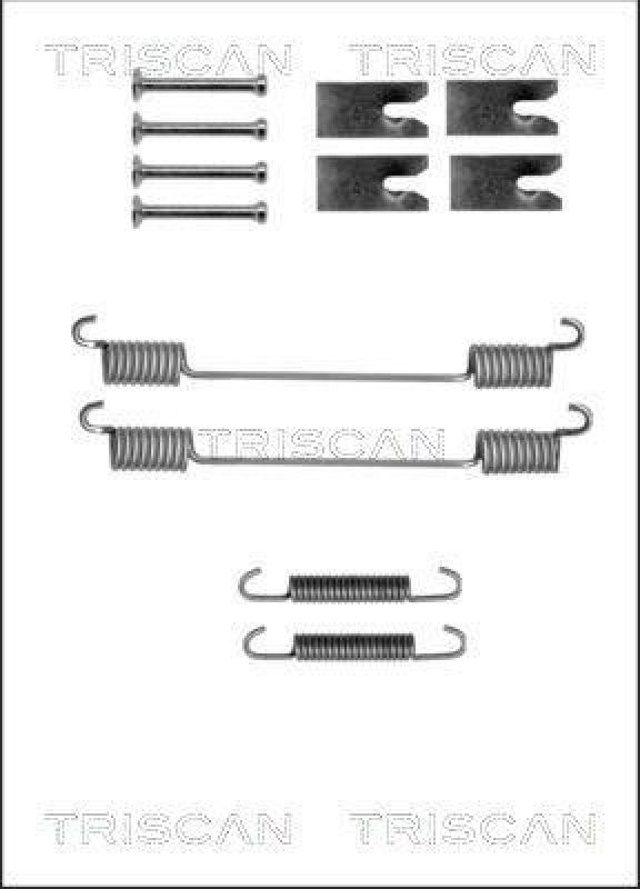 TRISCAN 8105 102601 Montagesatz F. Bremsbacken für Citroen, Fiat, Peugeot