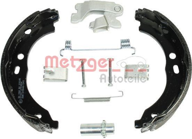 METZGER 0152020 Bremsbackensatz, Feststellbremse für CITROEN/FIAT/PEUGEOT HA