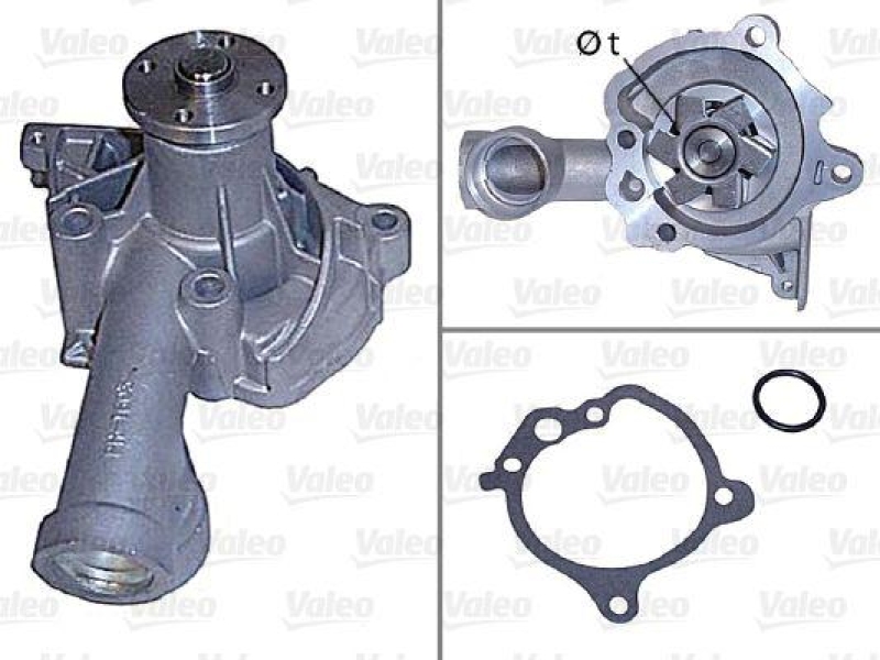 VALEO 506404 Wasserpumpe MITSUBISHI MITSUBISHI COLT