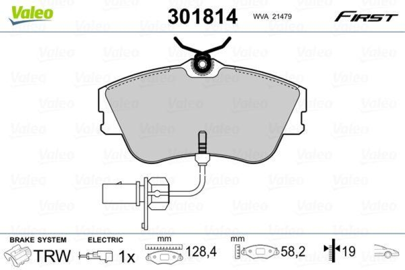 VALEO 301814 SBB-Satz FIRST