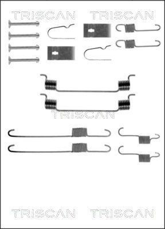 TRISCAN 8105 102574 Montagesatz F. Bremsbacken für Kia, Mazda