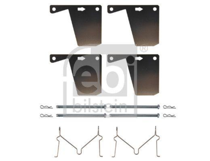 FEBI BILSTEIN 181981 Zubehörsatz für Bremsbelagsatz für Gebrauchsnr. für Befestigungssatz