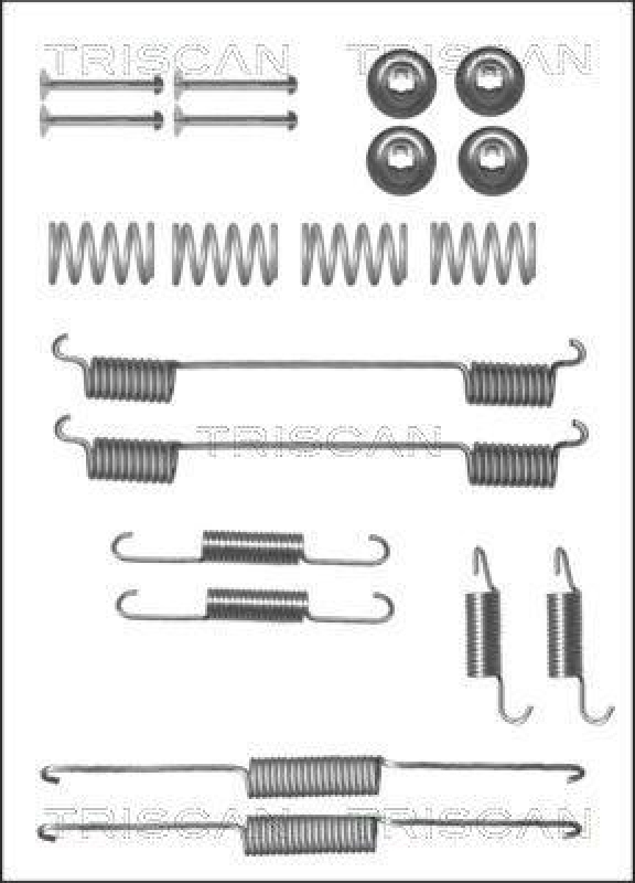 TRISCAN 8105 102604 Montagesatz F. Bremsbacken für Chrysler, Dodge