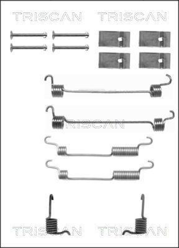 TRISCAN 8105 102610 Montagesatz F. Bremsbacken für Honda,Rover