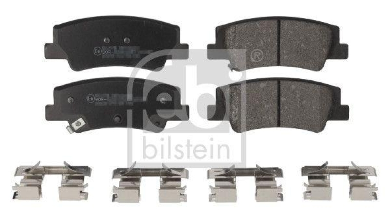 FEBI BILSTEIN 186399 Bremsbelagsatz für HYUNDAI