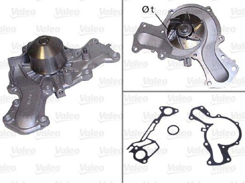 VALEO 506408 Wasserpumpe CHRYSLER Voyager II & III