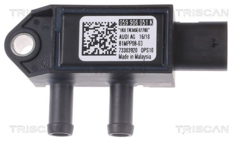 TRISCAN 8823 29005 Sensor, Abgasdruck für Audi, Porsche