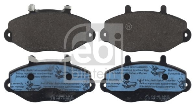 FEBI BILSTEIN 116070 Bremsbelagsatz für Ford