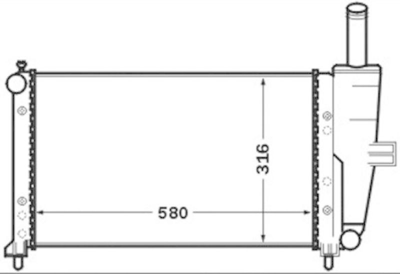 MAHLE CR 1443 000S Kühler Motorkühlung