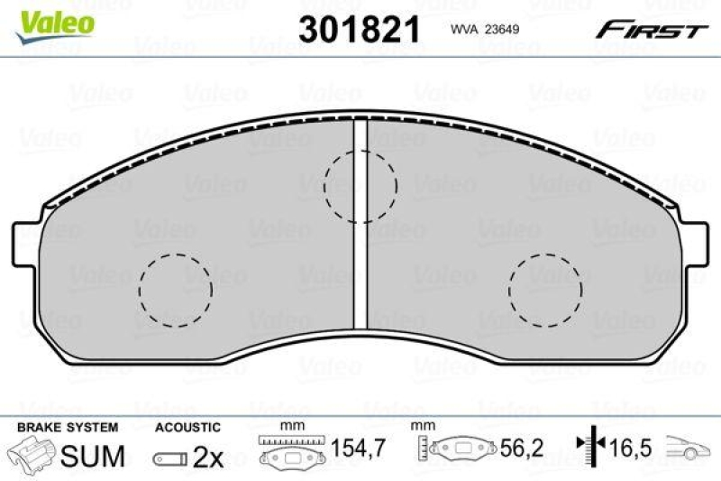 VALEO 301821 SBB-Satz FIRST