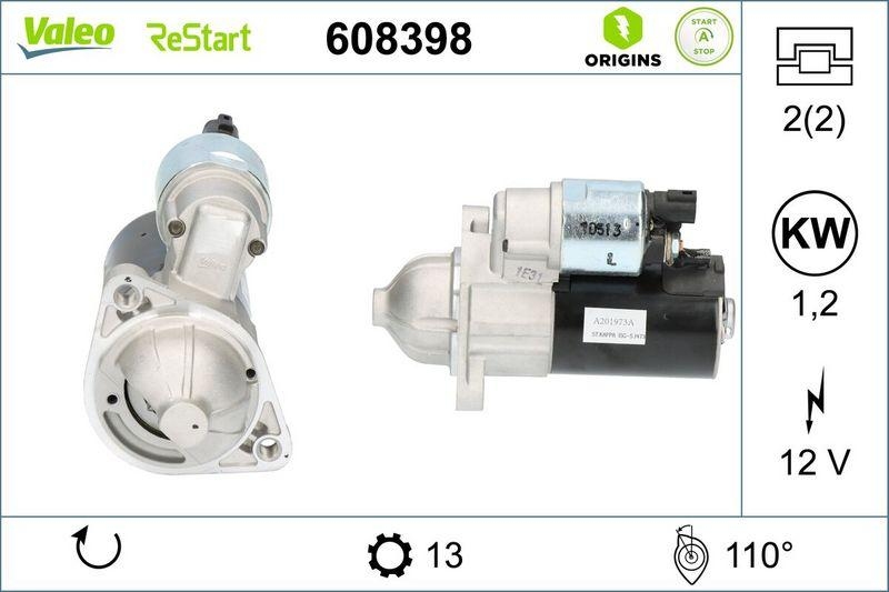 VALEO 608398 ReStarter Neu - ORIGINS