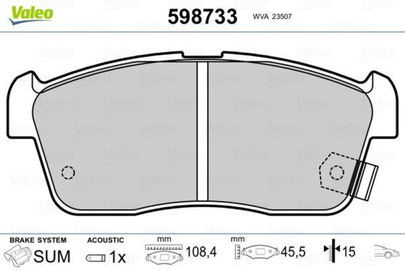 VALEO 598733 SBB-Satz PREMIUM