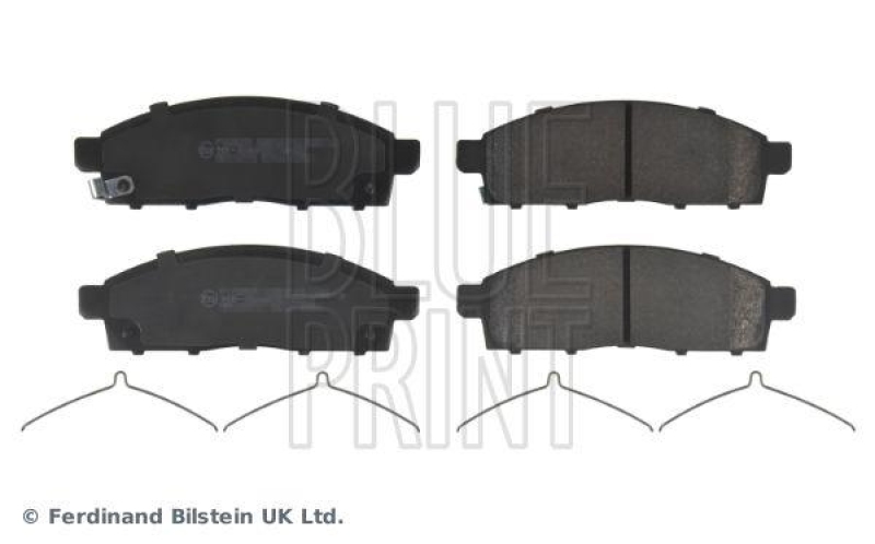 BLUE PRINT ADC44272 Bremsbelagsatz mit Klammern für MITSUBISHI