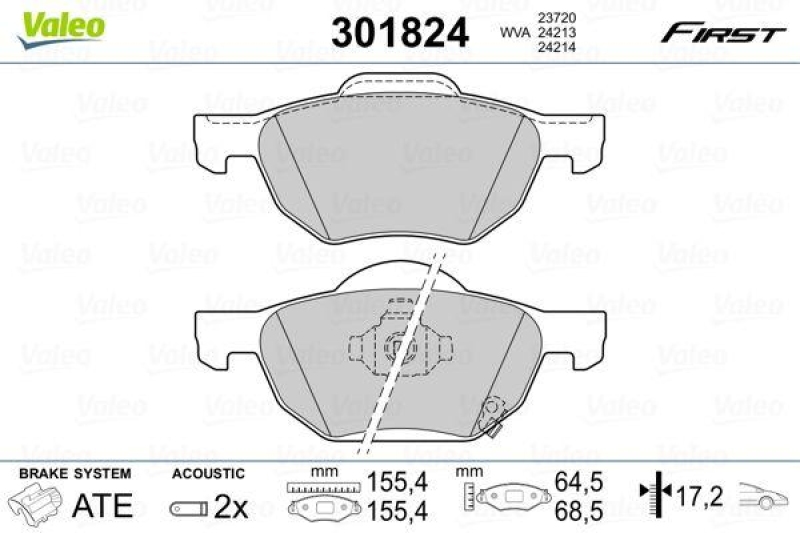 VALEO 301824 SBB-Satz FIRST