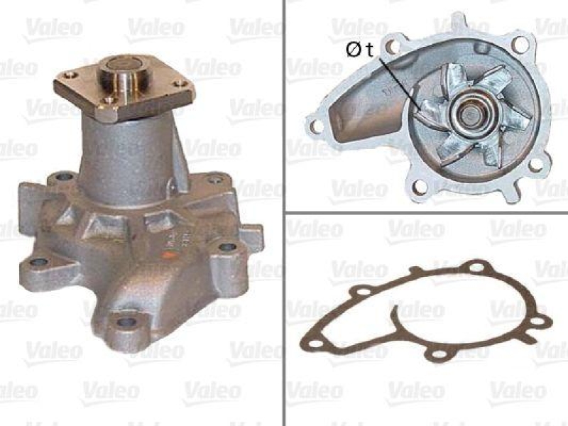 VALEO 506429 Wasserpumpe NISSAN 200 SX, Silvia