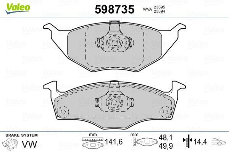 VALEO 598735 SBB-Satz PREMIUM