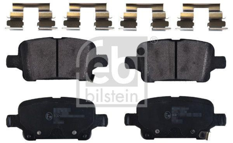 FEBI BILSTEIN 171397 Bremsbelagsatz mit Befestigungsmaterial für Vauxhall