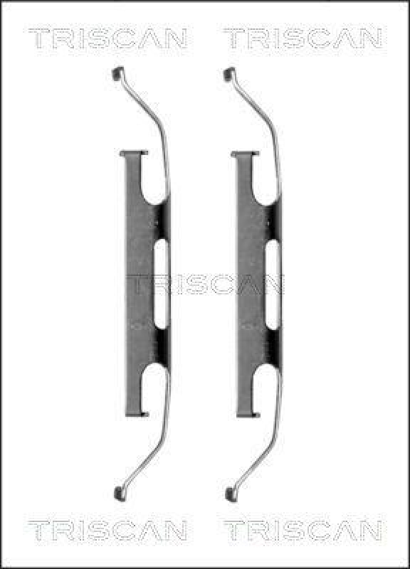 TRISCAN 8105 101612 Montagesatz, Scheibenbremsbelag für Audi, Bmw, Mercedes, Vw