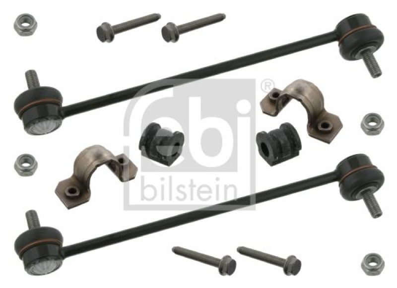 FEBI BILSTEIN 37069 Stabilisatorlagersatz mit Verbindungsstangen für VW-Audi