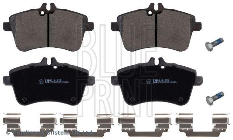 BLUE PRINT ADU174227 Bremsbelagsatz mit Anbaumaterial für Mercedes-Benz PKW