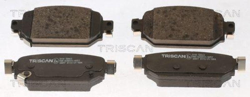 TRISCAN 8110 50063 Bremsbelag Hinten für Mazda